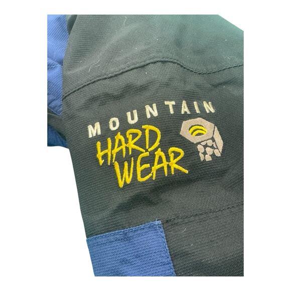 Mountain Hardwear Conduit Jacket Men's S Blue Black Waterproof Hooded Shell - Picture 16 of 16